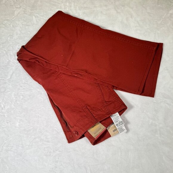 Women's Levi's Surplus Straight Jeans, Size: W26/L27(US 2) Burnt Henna Twill - Picture 8 of 9